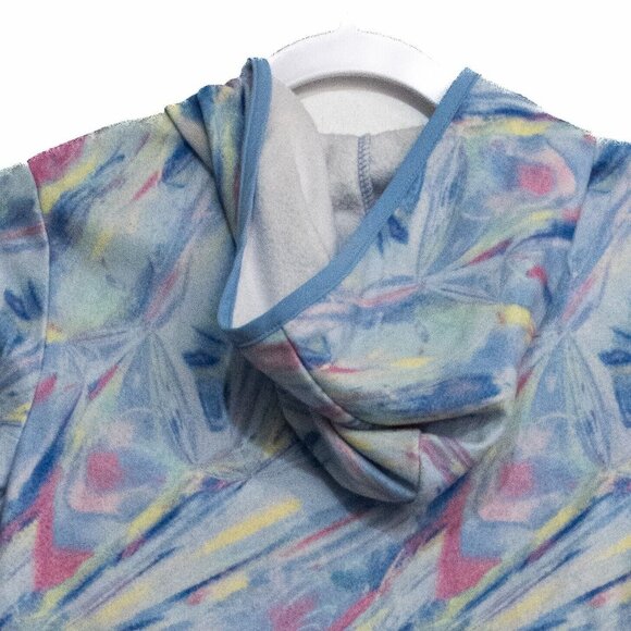 So Girls Multicolor Hoodie Full Zip Pockets Long Sleeve Pure Polyester Size L - Picture 6 of 7